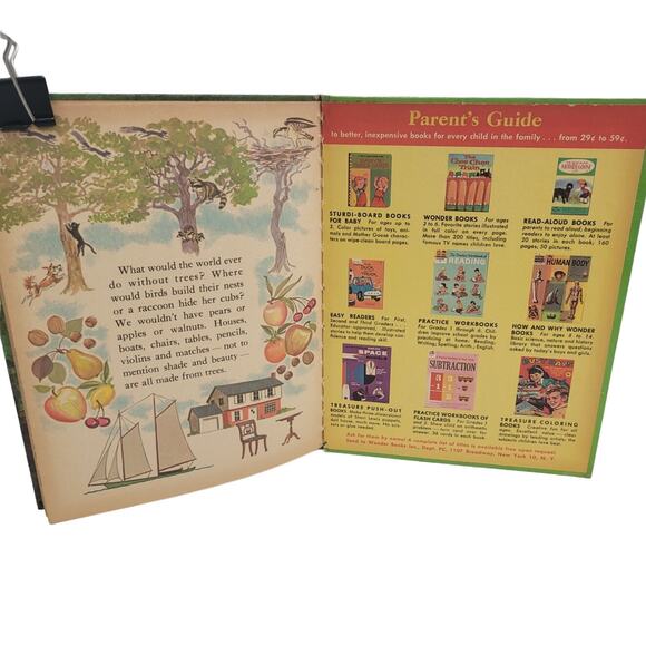Vintage 1964 The Wonder Book of Trees Hardback Book by Cynthia & Alvin Koehler - Picture 4 of 4
